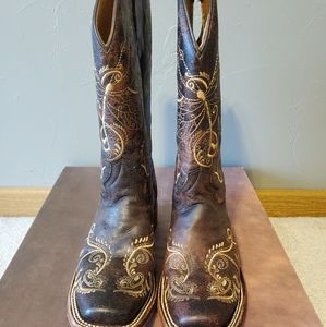 Circle G cowboy boots Womens 7M